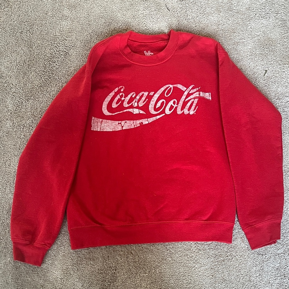 Coca Cola Classic Red Crewneck Sweater
